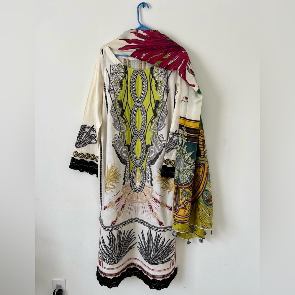 Elegant Multicolor Pakistani Suit
